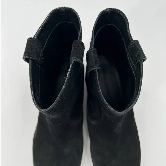 REBECCA MINKOFF Chasidy Black Suede Booties size 8M - Picture 6 of 9